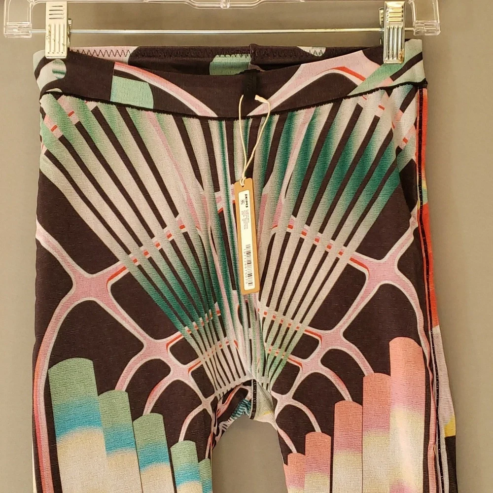 SKIMS Art Deco Train Summer Mesh leggings pants XL NWT - Picture 4 of 8